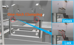 One-touch clamping device (Option)